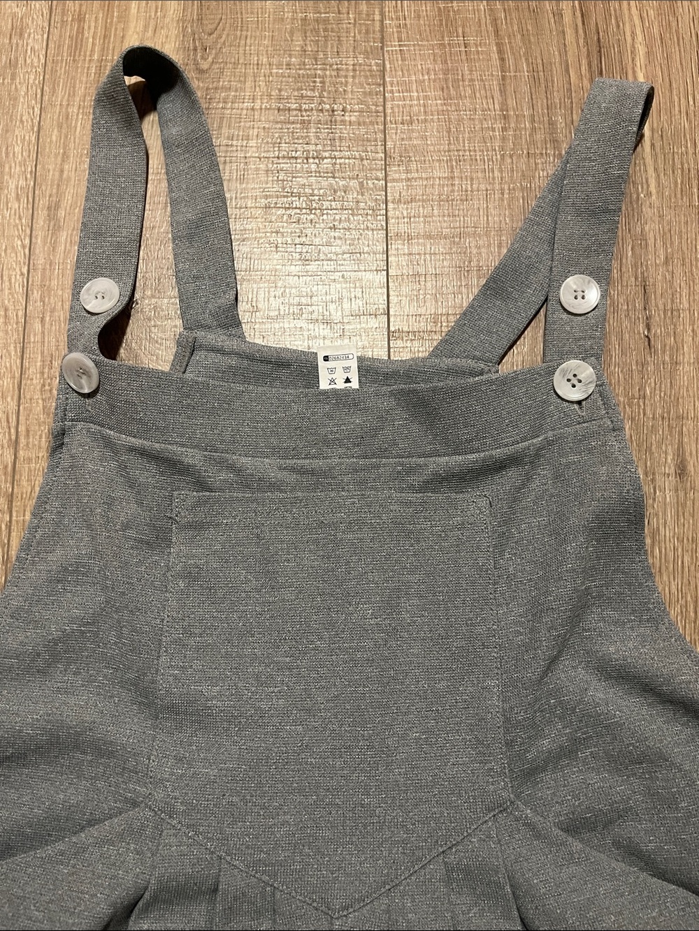HALARA Light Grey Wide-Leg Overalls Size L - Picture 4 of 13
